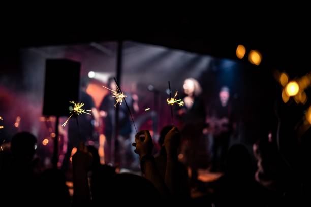 istock Miracle candles during a concert 1417875082