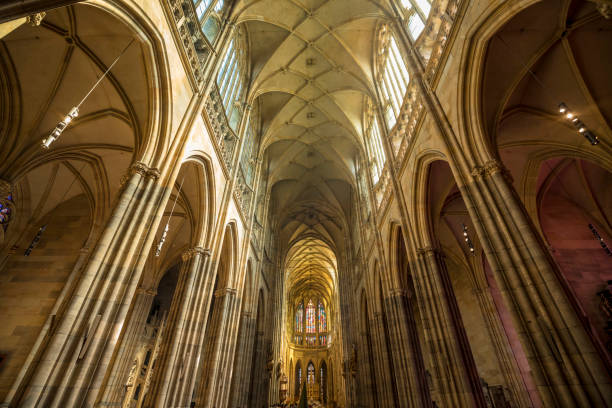 istock St. Vitus Cathedral in Prague, Czech Republic 1417880542