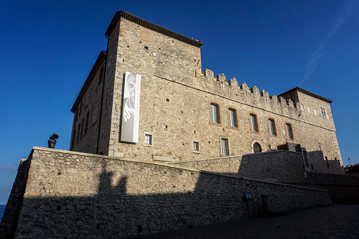 The Musée Picasso, formerly the Château Grimaldi in Antibes, France.