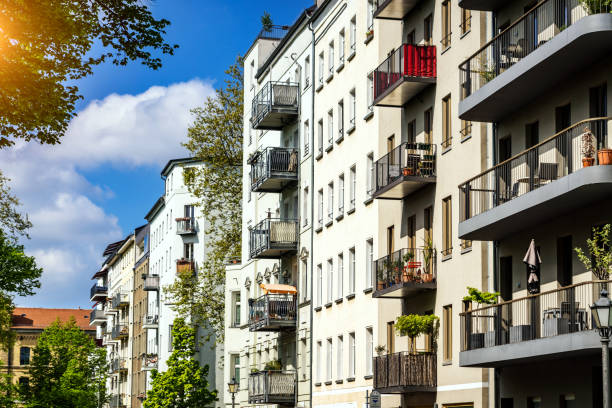 apartment buildings in Berlin, Germany
