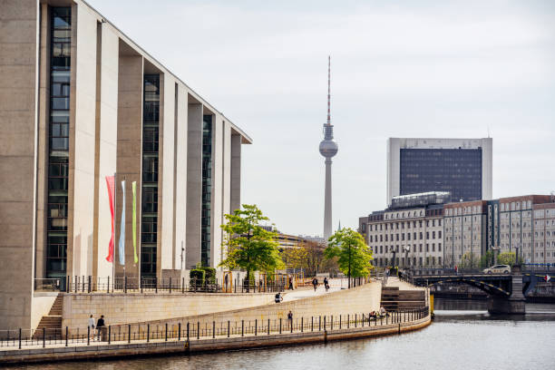 istock Government district and TV Tower in Berlin, Germany 1417885058