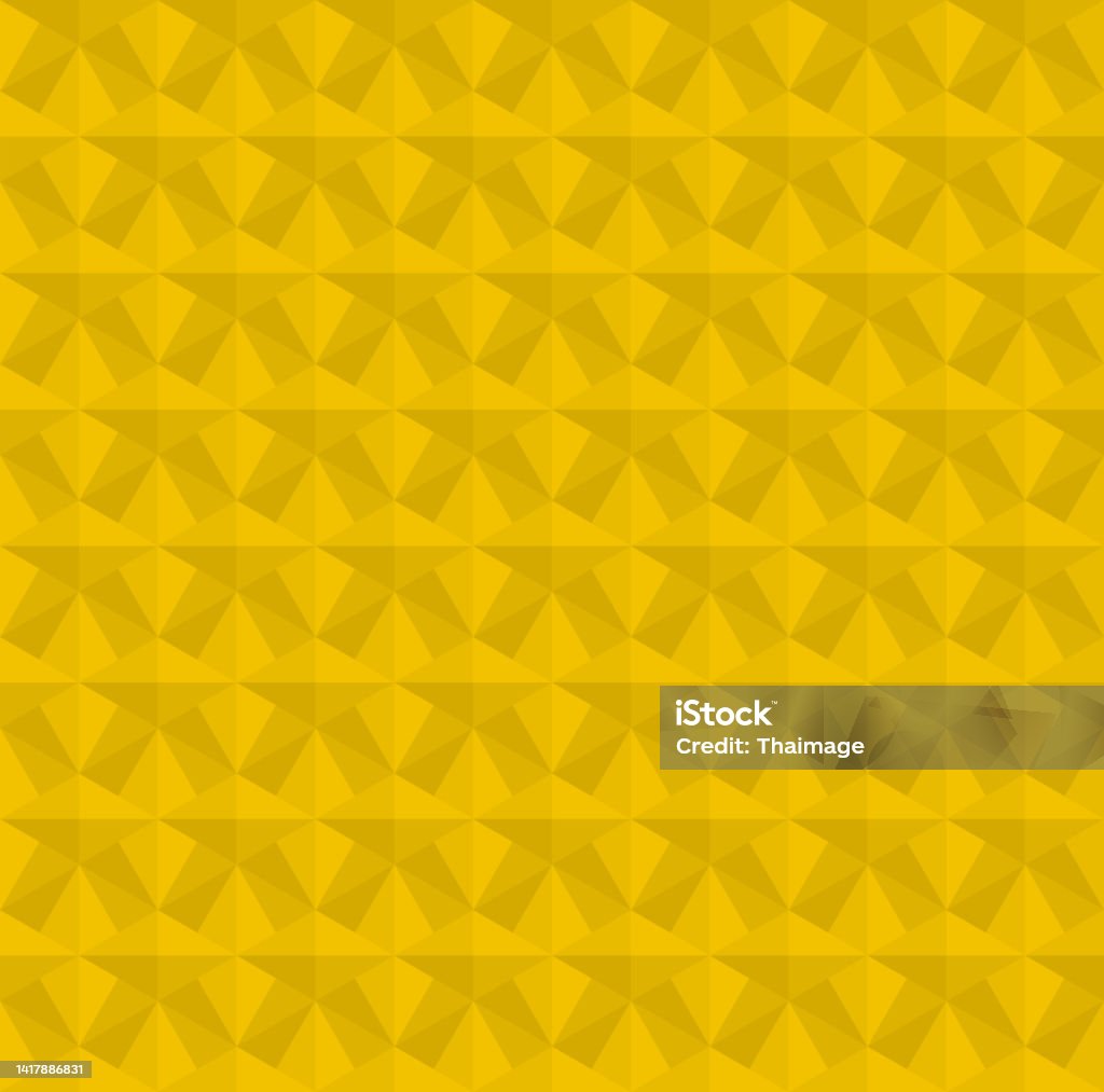 Visual Pattern Yellow Pattern Abstract Yellow Geometric Shape Pattern Background Stock Illustration ...
