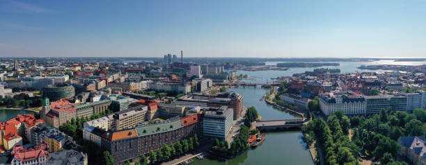 istock Helsinki city Finland aerial view 1417904866