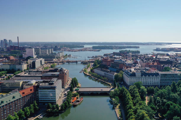 istock Helsinki city Finland aerial view 1417908295