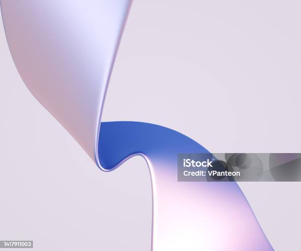 Curved Gradient Shape Abstract Graphic Design Element For Modern Poster ...