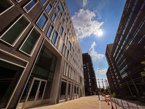 istock Modern Futuristic Architecture in the City 1417912156