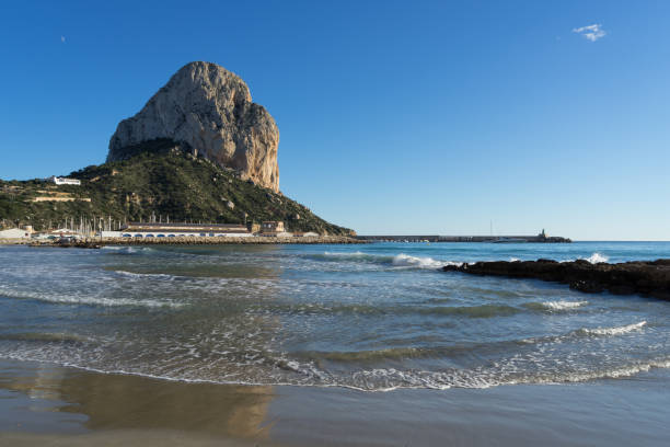 istock sandy beach and blue Mediterranean Sea in Calpe 1417915636