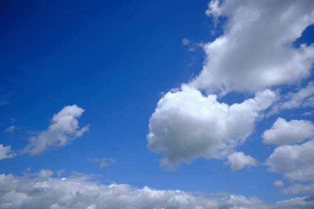 white clouds on the blue sky perfect for the background