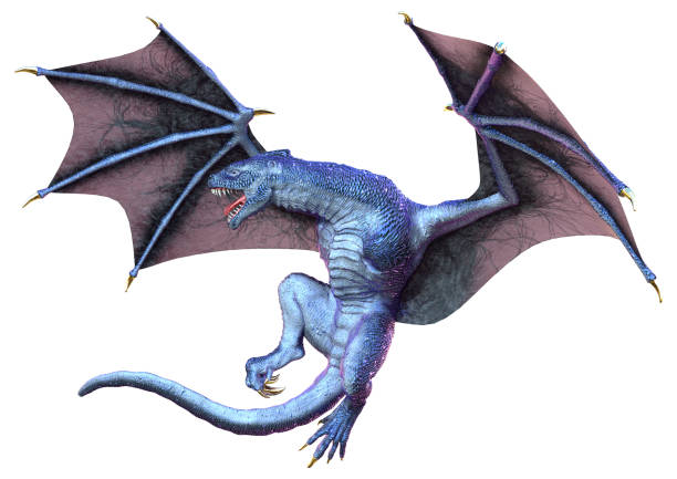 istock 3D Rendering Fairy Tale Dragon on White 1417933439