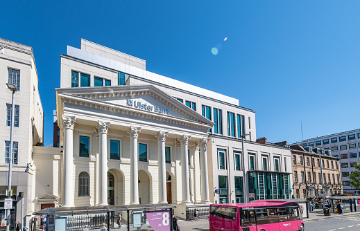 London, UK - August 17 2023: British Museum exterior daytime view