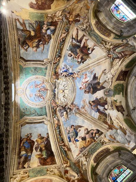 Baroque Frescoes stock photo