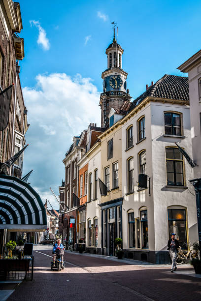 istock Houses And Clocktower In Zutphen, The Netherlands 1417943437
