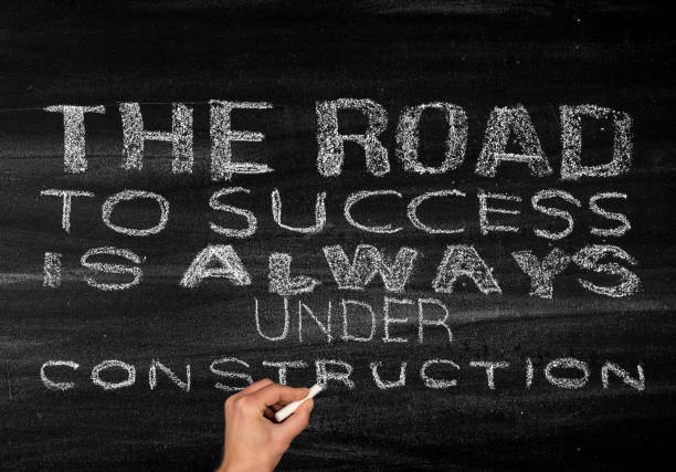istock The road to success is always under construction 1417943709