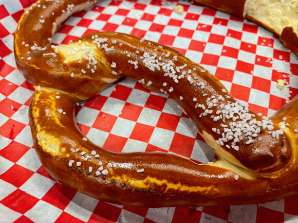 Giant Salted German Pretzel