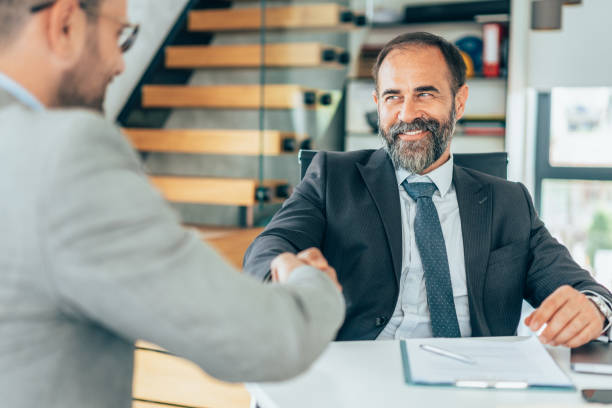 istock Handshake for the new agreement 1417943891