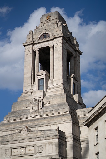 A vertical shot of the United Grand Lodge of England