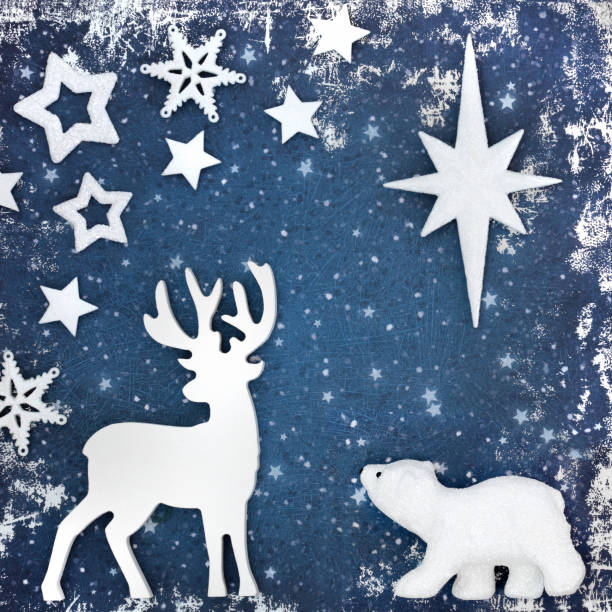 istock Christmas North Pole Fantasy Magical Background 1417952182