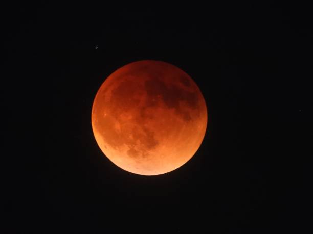 istock Stunning view of the red moon 1417956457