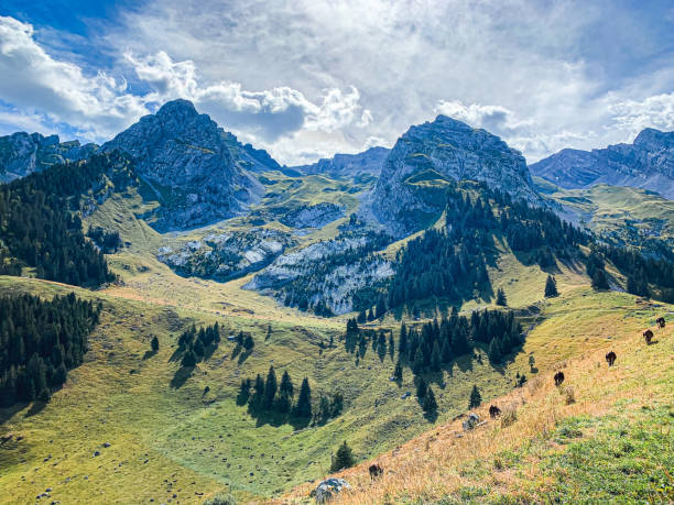 istock View Aravis Range in France 1417965120