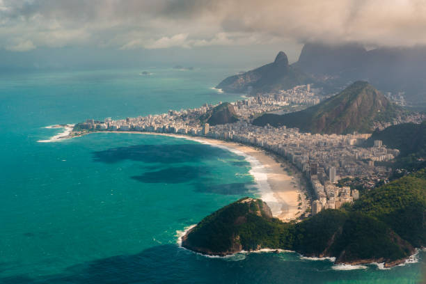 istock Aerial View of Copacabana Beach 1417966492