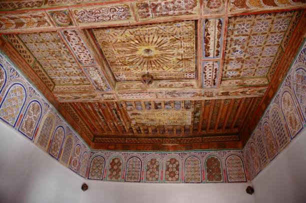 istock Decorated ceiling of important living room 1417974882