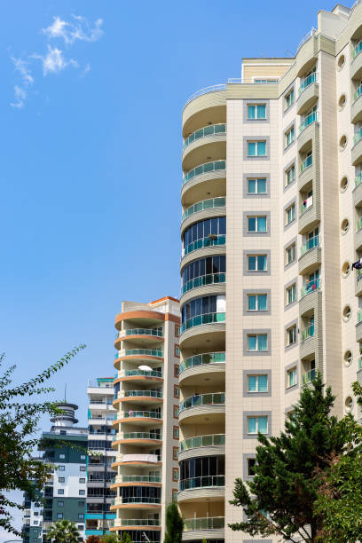 istock New modern multi-apartment high-rise buildings. 1417994126