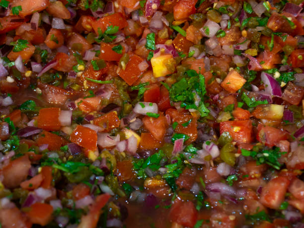istock red pepper, red tomato and onion are cut into small pieces 1417994148