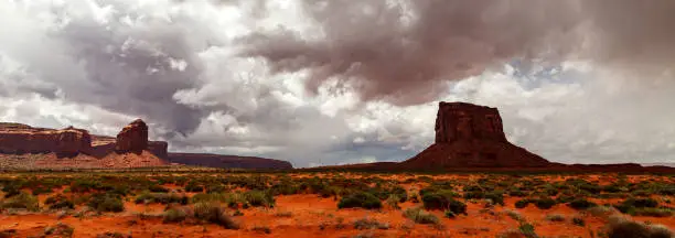 buttes in monument valley, Arizona, Utah, USA