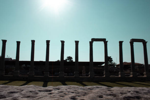 Ancient structures found in the Ancient City of Pergamon