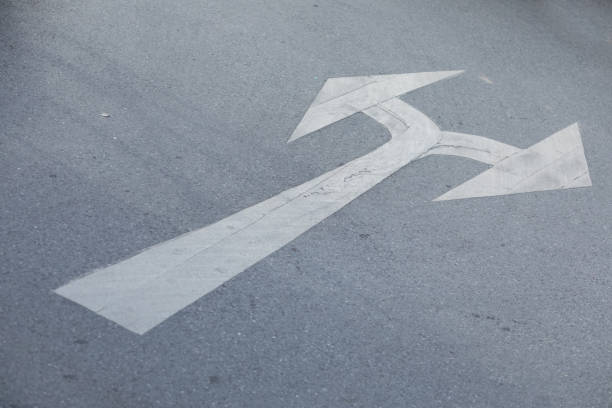 Close-Up Of Arrow Symbol