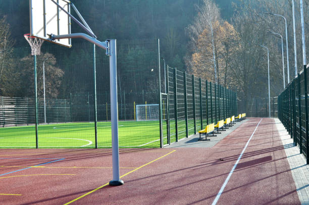 istock Modern multifunctional playing sports playground 1418006769