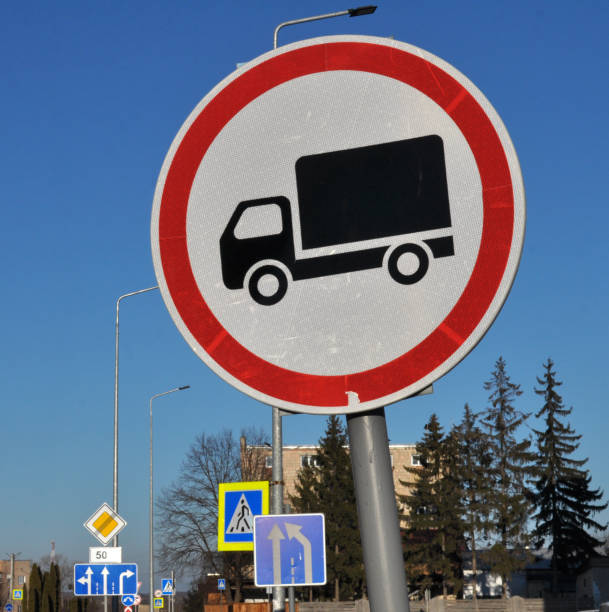 istock Road sign. Graphic drawing for information to road users. 1418009673