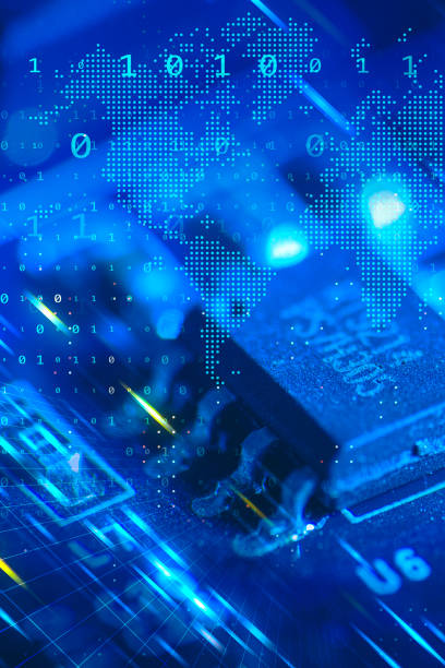 istock Data Technology Computer Generated Digital Currency and Exchange Stock Chart for Finance and Economy Display 1418012668