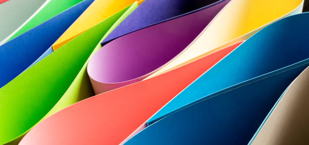 Abstract Colors CardStock Paper