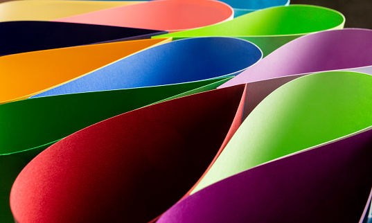 CardStock Paper Abstract Colors
Colorful Shapes with Soft Shadows