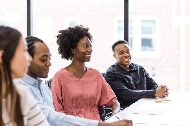 istock Employees sit in the conference room 1418017738