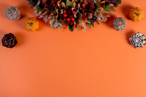 Thanksgiving, Halloween or autumn Background.