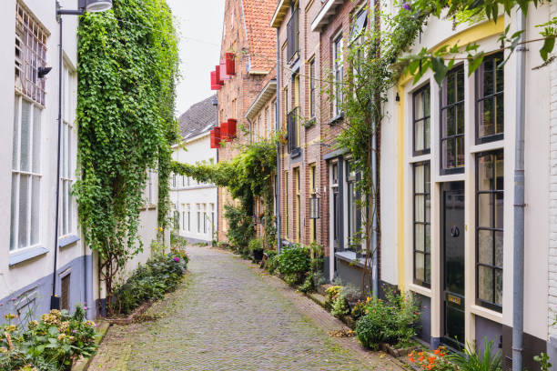 istock scenic alley in Zutphen, Netherlands 1418028667