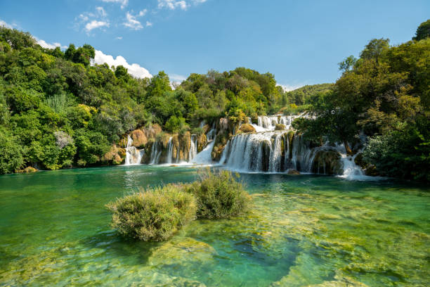 istock Waterfalls in krka Hrvatska 1418028882