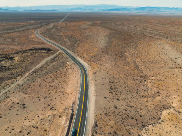istock Highway in the desert seen from above 1418033166