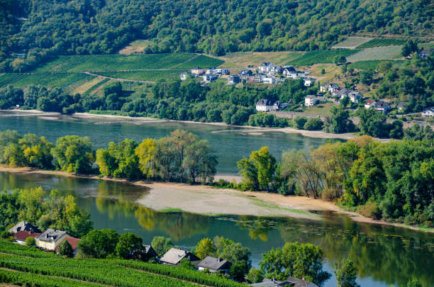 istock Rhine with low water in Lorch 1418043813
