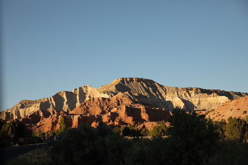 Kodachrome State Park Mountain Range Campsite view in United States, Utah, Cannonville