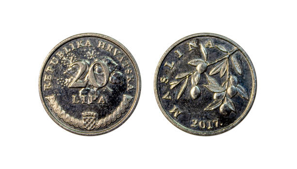 istock Twenty Croatian lipa coin 1418053606