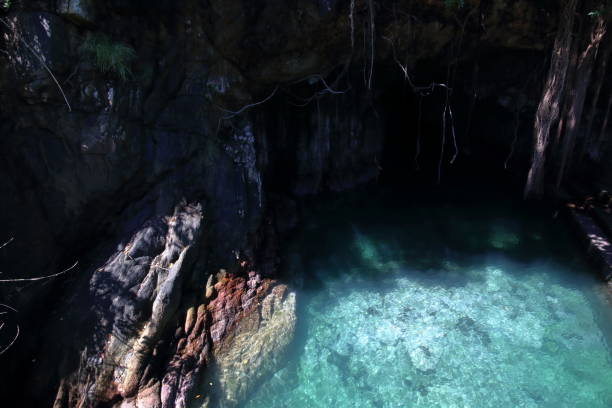 istock view of shrimp cave,Summer (Matsuo Fishing Port, Tosashimizu City, Kochi Prefecture) 1418055097