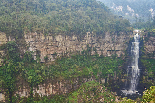 Salto Del Tequendama waterfall in Colombia