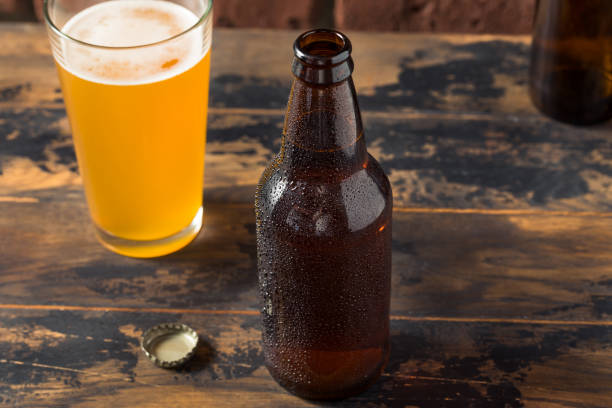 istock Cold Refreshing Craft Beer in a Bottle 1418056417