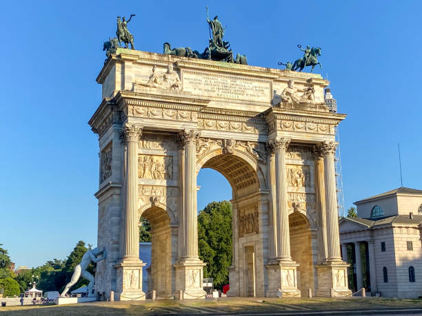 istock Arco della Pace in Milan Italy 1418060710
