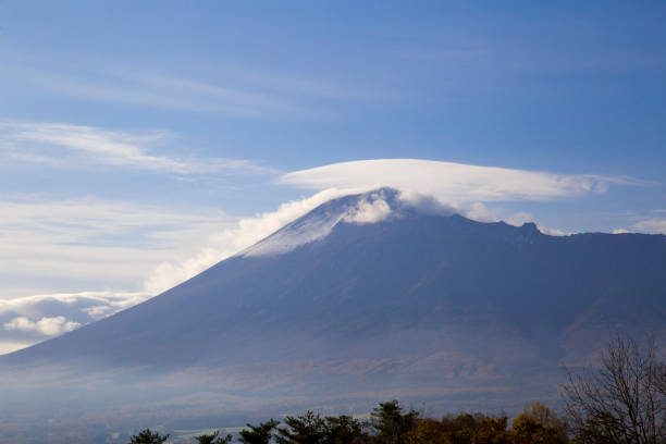 istock Snow covered Mt.Iwate, Iwate prefecture, Tohoku, Japan 1418089118