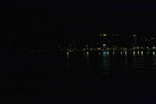 istock Night shot of the lake. 1418106119