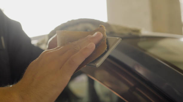 istock The man polishes electrical materials with a file. 1418109895